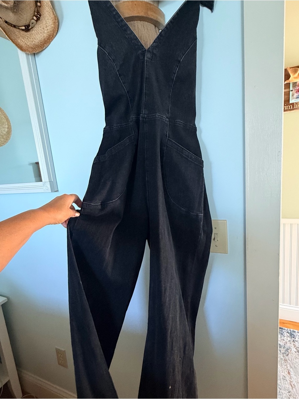 Black BlueBlush Women's Denim jumpsuit